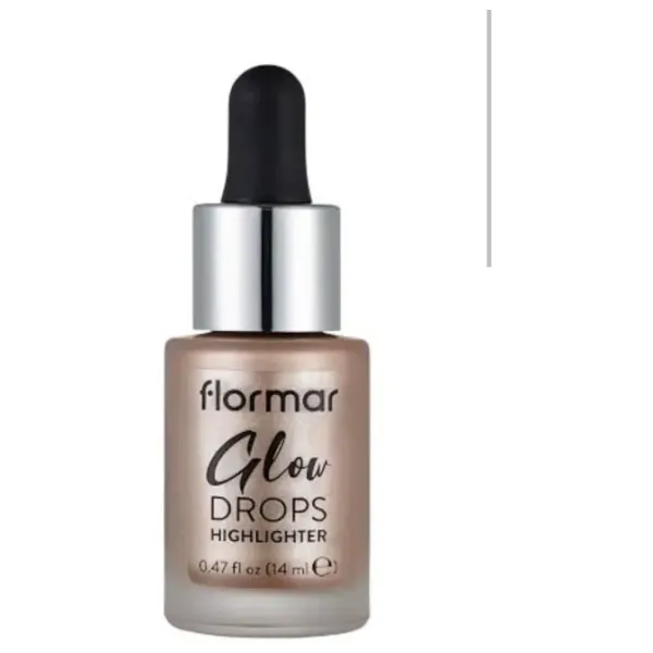 Flormar Glow Drops Mineral İçeren 001 Moon Glow Likit Highlighter