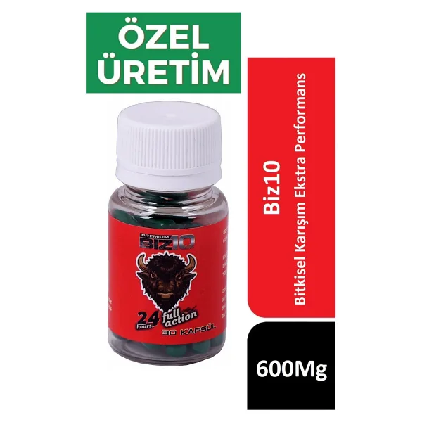 Ginsengli Epimedyumlu Etkili 600MG 30 Kapsül