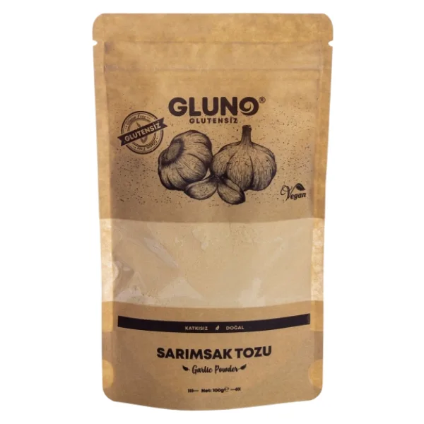 Gluno Glutensiz 100 gr Sarımsak Tozu