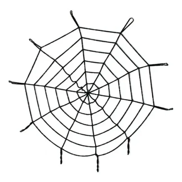 Halloween Cadılar Bayramı Örümcek Ağ Dekor Siyah