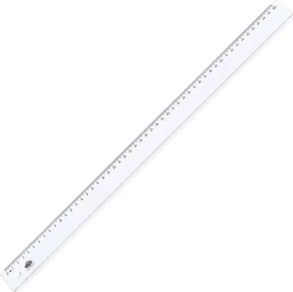 Hatas 50 cm Geniş Plastik Şeffaf Cetvel 0170