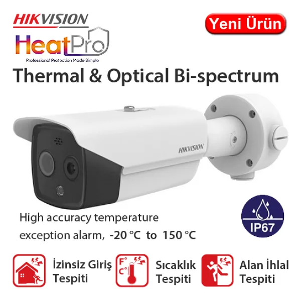 Hikvision DS-2TD2617-6/QA Bullet 4 MP Gece Görüşlü IP Güvenlik Kamerası