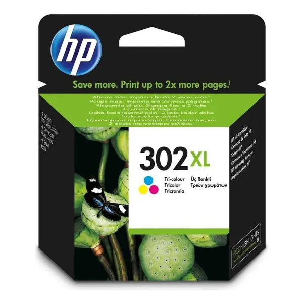 HP 302XL F6U67AE Renkli Kartuş