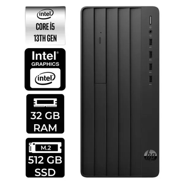 HP Pro Tower 290 G9 i5 13400 32GB 512GB SSD W11H Masaüstü Bilgisayar & PER4 USB Bellek