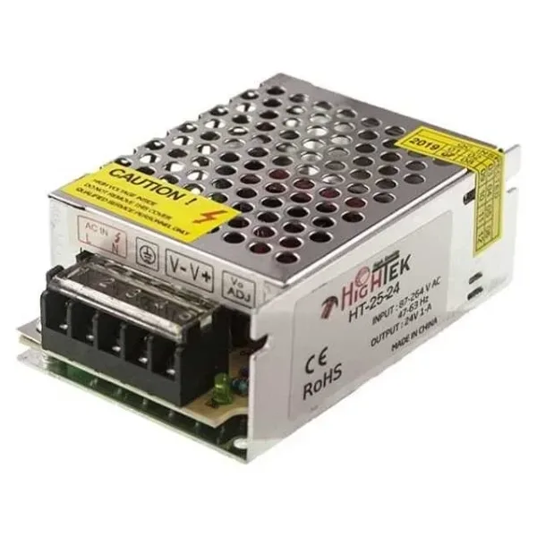 HT-1207 24V 1A Metal Kasa Güç Kaynağı