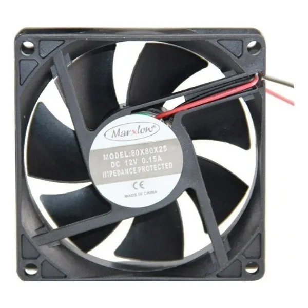 IC-216 Kare Fan 80x80x25mm 12V DC 2 Kablo