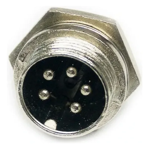 IC-261M 16mm Mayk Erkek Fiş Şase 5P Konnektör