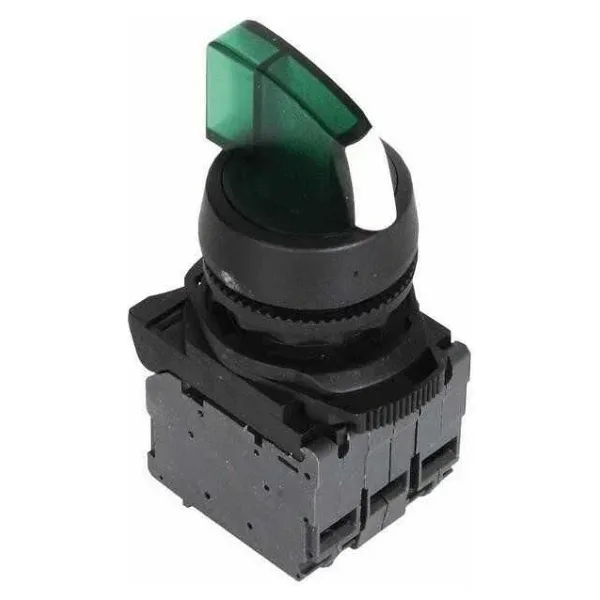 ISP-AK133M5 220V Yeşil Işıklı Mandal Buton 1-0-2