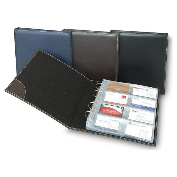 KARTVİZİT ALBÜMÜ 8 SIRALI 384 KARTLIK 25X26,5 CM