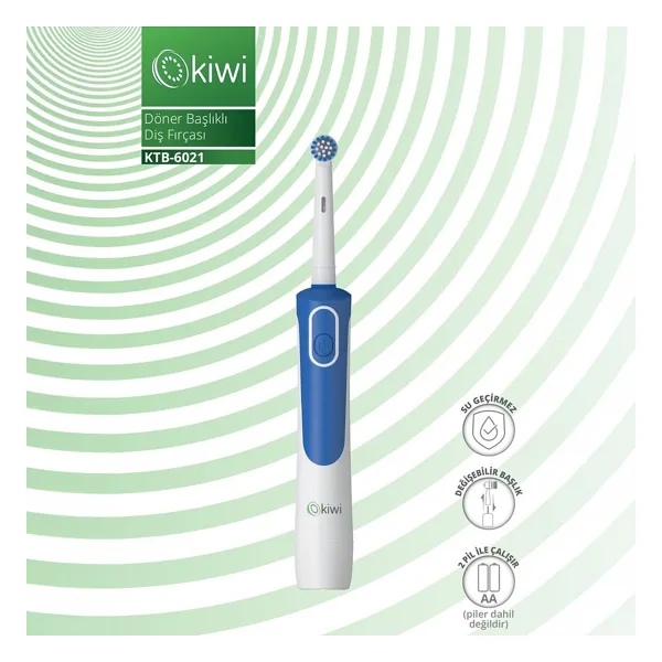 Kiwi KTB-6021 Pilli Diş Fırçası