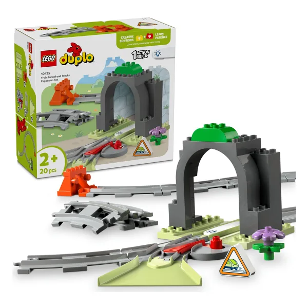 Lego 10425 Duplo Kasabası Tren Tüneli ve Rayları Ek Macera Seti