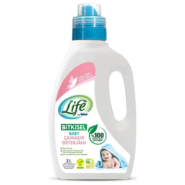 Life By Fakir Baby Bitkisel Sıvı Bebek Çamaşır Deterjanı 2000 ml