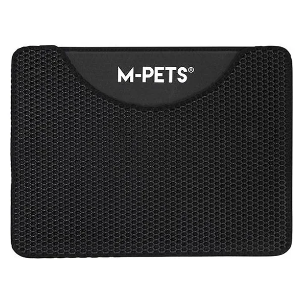 M-Pets Duplex 60x45 cm Siyah Elekli Kedi Kumu Paspası