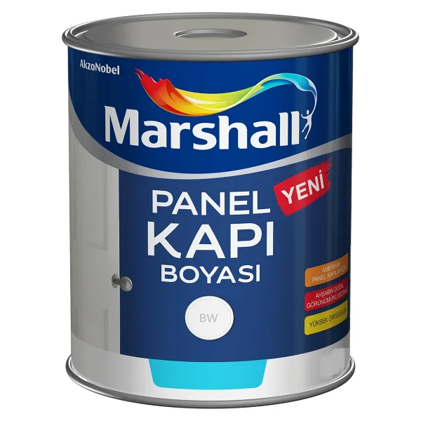 Marshall Panel Kapı Boyası 1 Lt Renk:beyaz - 1LT - BEYAZ