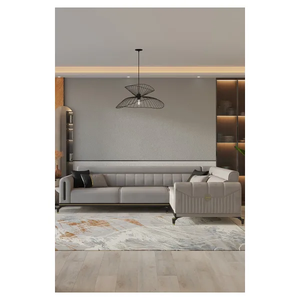 Modalife Yeni Bella Salon&oturma Odası Köşe Takımı - Antrasit
