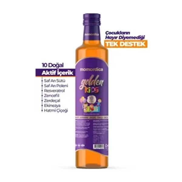 Momordica Golden Kids Portakal Aromalı Konsantre İçecek 250 ml