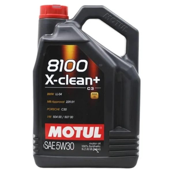 Motul 8100 X-Clean + 5W-30 Motor Yağı 5 L