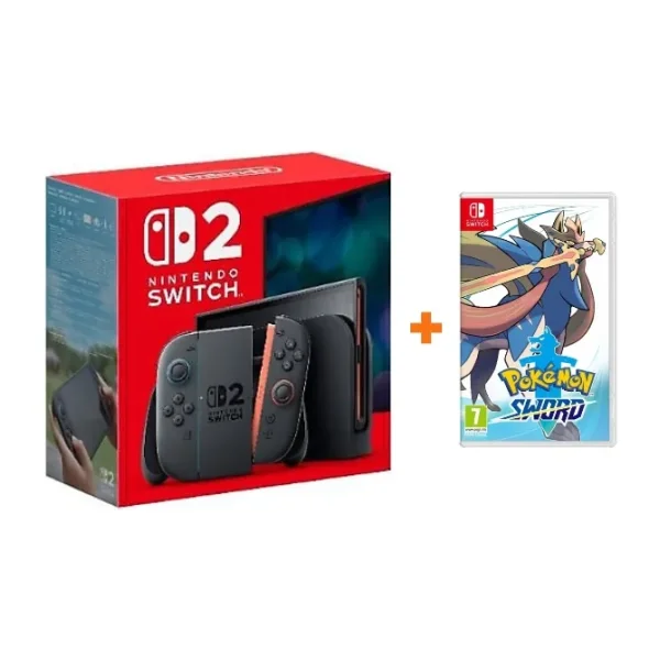 Nintendo Switch 2 Oyun Konsolu + Nintendo Switch Pokemon Sword Oyun