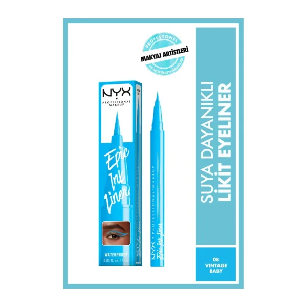 NYX Professional Makeup Epic Ink Liner Matte Waterproof 08 Vintage Baby Eyeliner