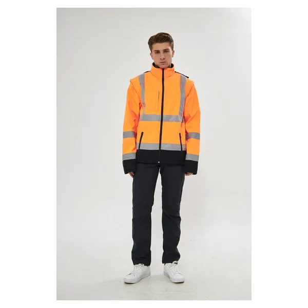 Orange Safety Turuncu Softshell Mont Reflektörlü