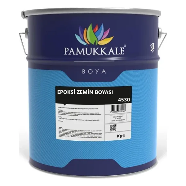 Pamukkale 4530 Epoksi Zemin Boyası 18+3 Kg Gri Ral 7047
