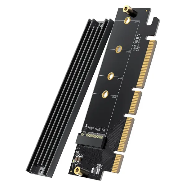 Pcıe 4.0 X4 X8 X16 Uyumlu 64GBPS Nvme M.2 SSD Dönüştürücü Adaptör