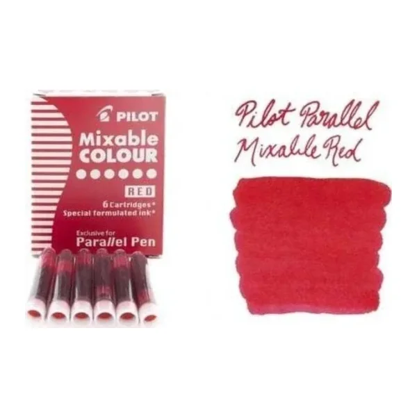 Pilot Parallel Pen Orjinal Kartuş Kırmızı 6 Adet