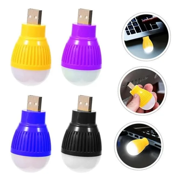 Powermaster Pm-34389 Usb Beyaz Gece Lambası Mini Ampul Aydınlatma