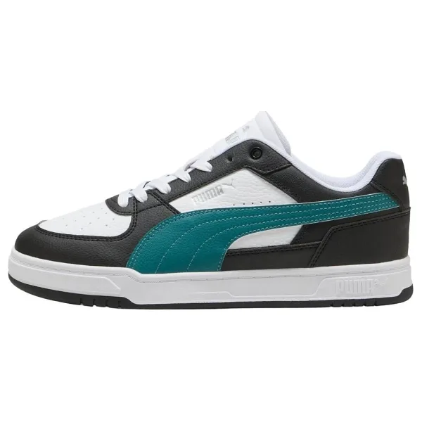 Puma Caven III TDP 409170-07 Siyah-Beyaz-Yeşil Spor Ayakkabı