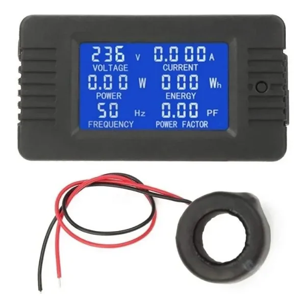 PZEM-022 100A AC Dijital Güç Monitörü + Bobin CT
