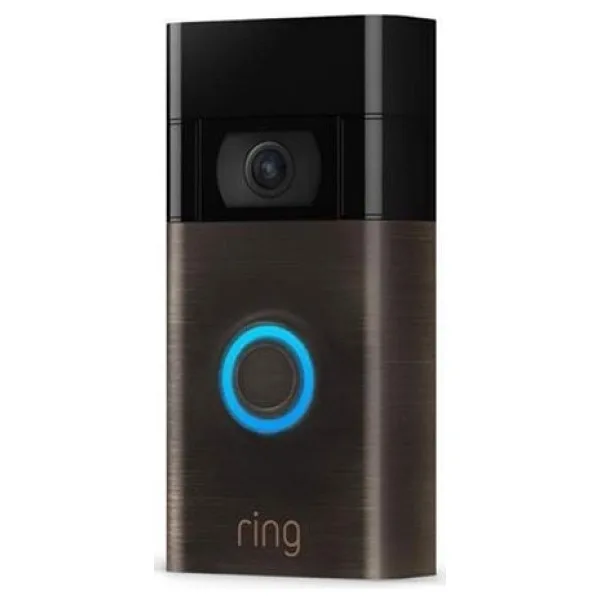 RİNG Ring Video Doorbell 1080p Akıllı Smart Görüntülü Kapı Zili Siyah