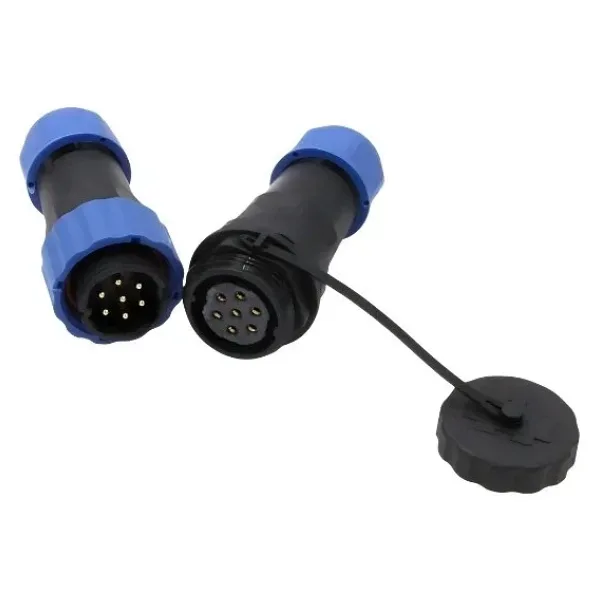 SD16 7 Pin 16mm Su Geçirmez Konnektör Takımı