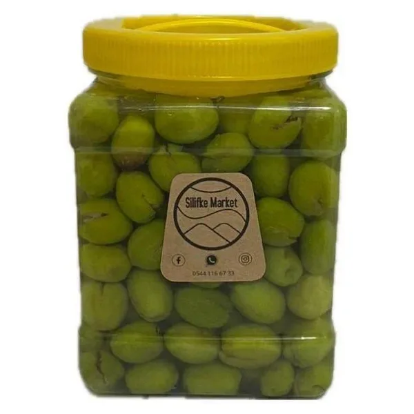 Silifke Market Taş Kırma Yeşil Zeytin 800 gr