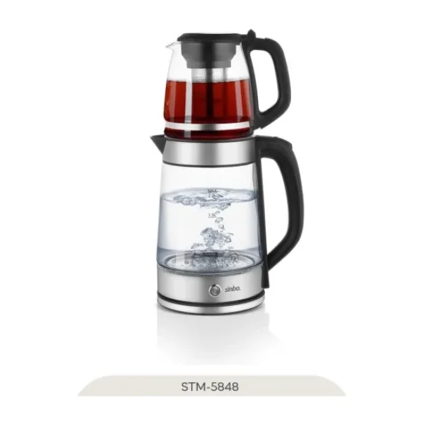 Sinbo STM-5848 1500 W Cam Çay Makinesi