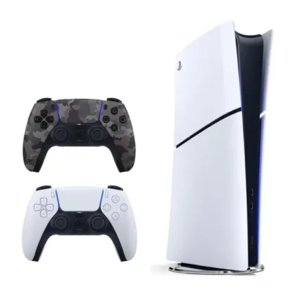 Sony Playstation 5 PS5 Slim Digital Edition + 2.Kol Dualsense Wireless Kol - Siyah (İthalatçı Garantili)
