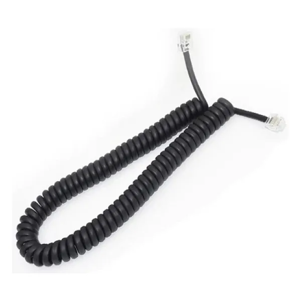 Spiral Siyah Pluglu Ahize Kordonu 30 cm
