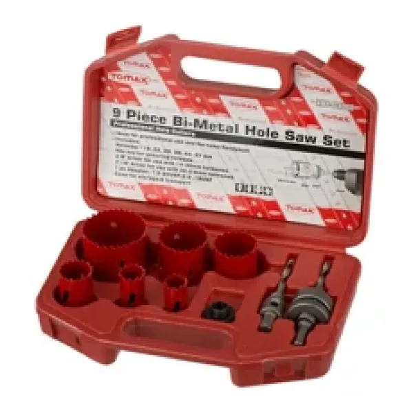 Tomax Bi-Metal Panç Takımı - 13'Lü Set (19-64 Mm), Ahşap İçin, Çantalı