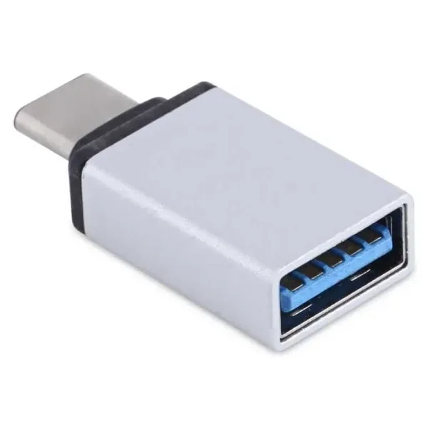 Type-C Otg Dönüştürücü- USB Çevirici - Gümüş