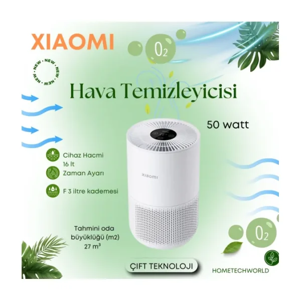 Xiaomi Akıllı Hava Temizleyicisi 4 Kompakt - Beyaz