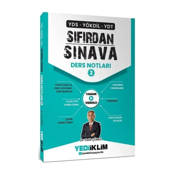 Yediiklim YDS YÖKDİL YDT Sıfırdan Sınava Tamamı Videolu Ders Notları 2. Kita