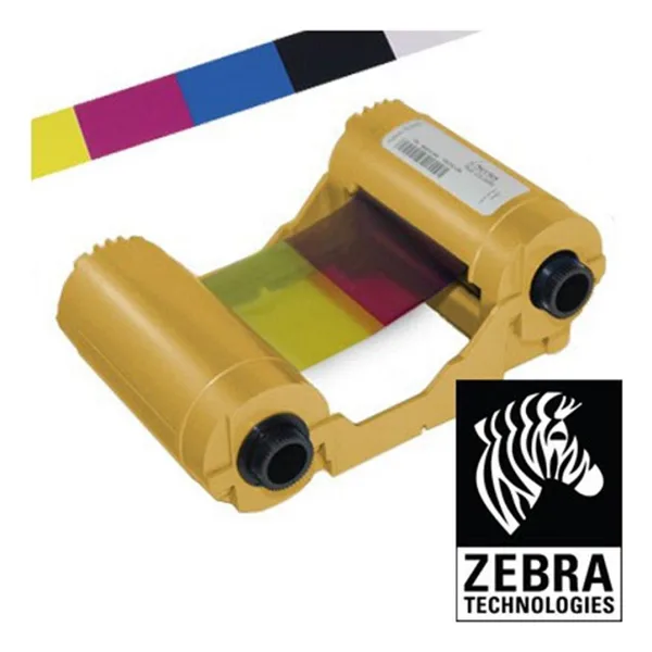 Zebra 800033-340 Renkli Ribbon Zxp3 Ymcko Tek Yüze 280 Baskı