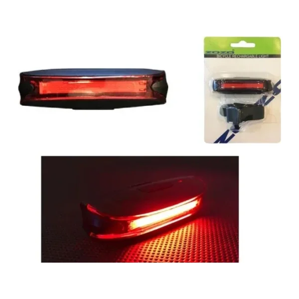 Zozo Usb Şarjlı 65 Lümen Led Güçlü Arka Stop