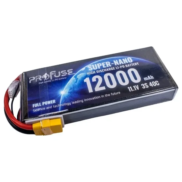 11.1V 3S 12000mAh 40C Lipo Batarya