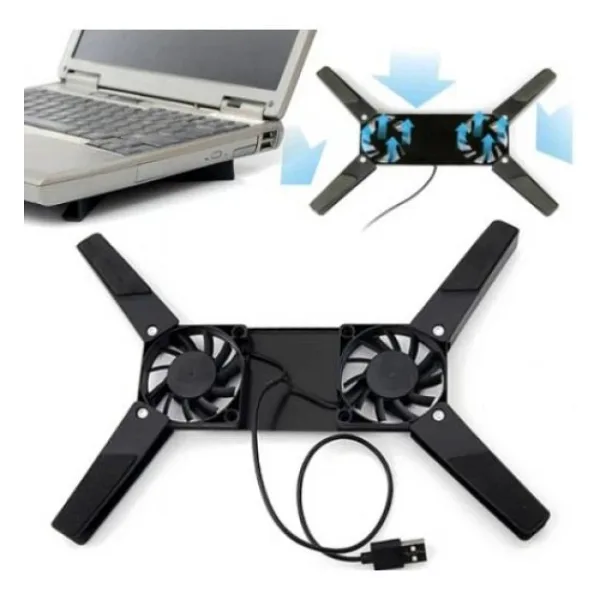 3B Trend 3B Trend Portatif Katlanabilir Çift Fanlı Laptop Soğutucu Stand