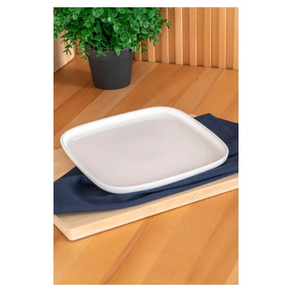 Acar Royal 22 cm Kare Pasta Tabağı