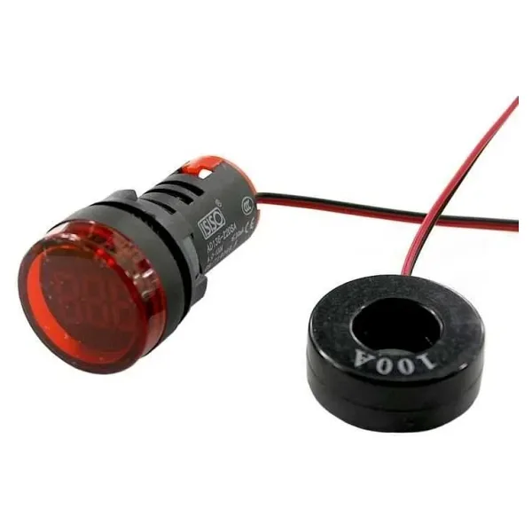 AD136-22DSA-K 100A Ampermetre - Kırmızı