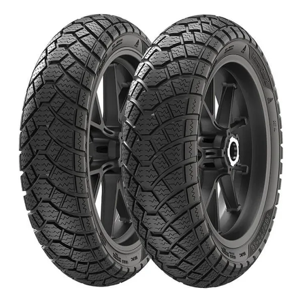 Anlaş 100/90-14 M/c 57P M+S 90/90-14 M/c 46P Anlas Lastik Takımı Winter Grip 2 SC-500 Kışlık