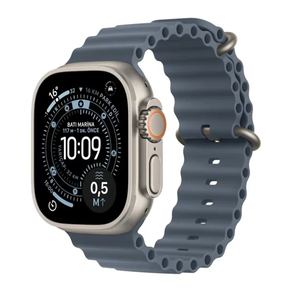 Apple Watch Ultra 3 GPS + Cellular 49mm Natürel Titanyum Kasa Akıllı Saat