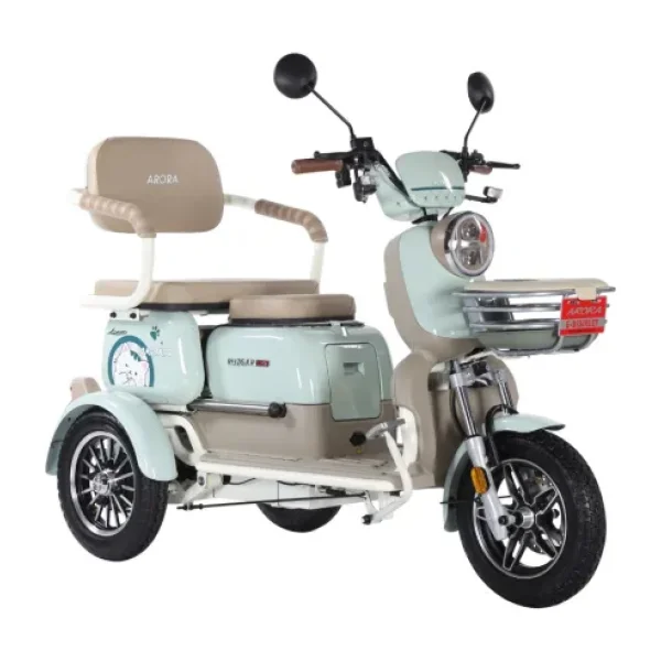 Arora Rüzgar New 900 W 3 Tekerlekli Elektrikli Motosiklet Yeşil