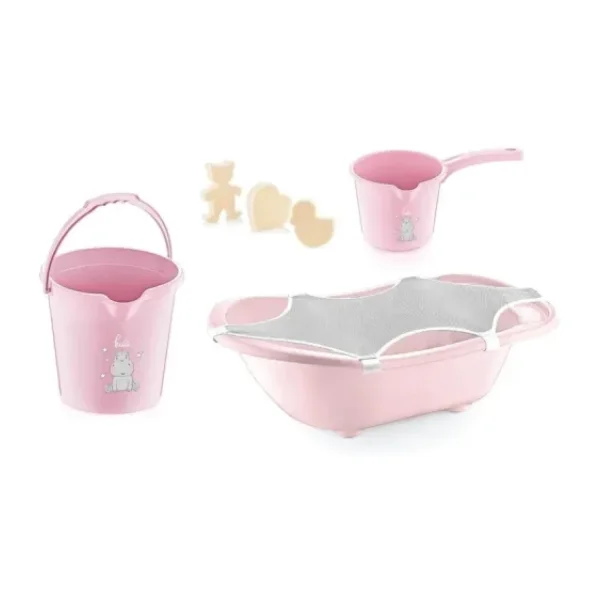 Babyjem 439 5 Parça Pembe Bebek Banyo Seti